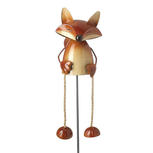 Metal Fox Stake with Dangly Legs