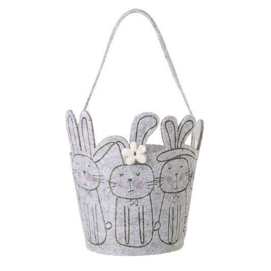 Easter Bunny Felt Basket