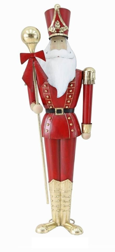 Metal Christmas Standing Soldier