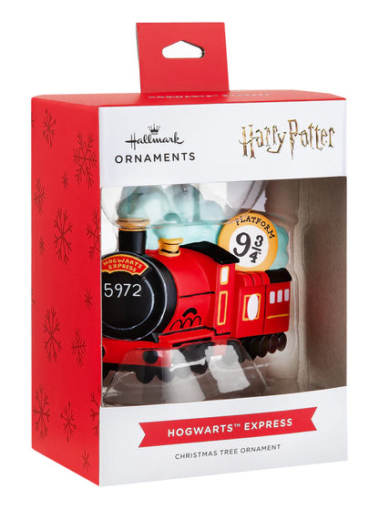 Collectable Harry Potter™ Ornament - Hogwarts Express & 9 3/4 Sign Design