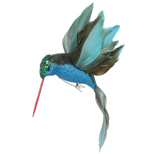 Blue Bird With Feather Wings