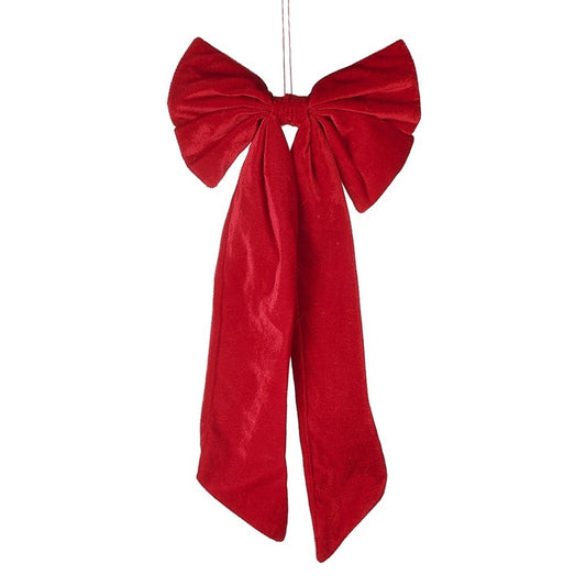 Long Red Bow 55cm