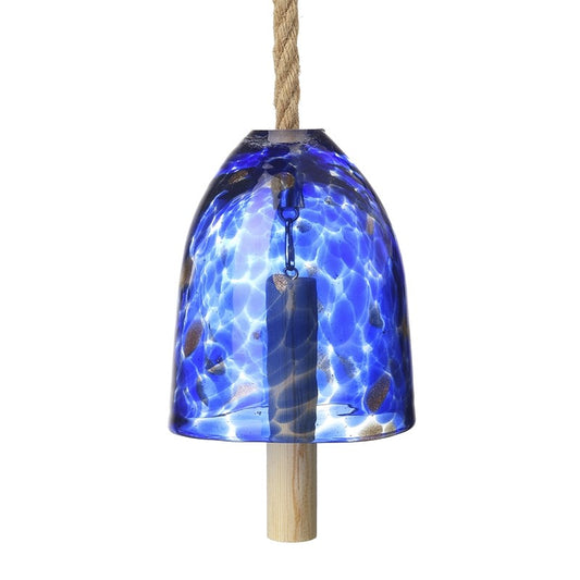 Blue Glass Wind Bell