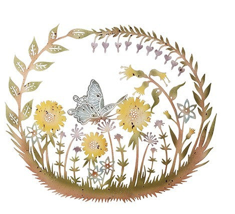 Metal Butterfly Garden Wall Decoration
