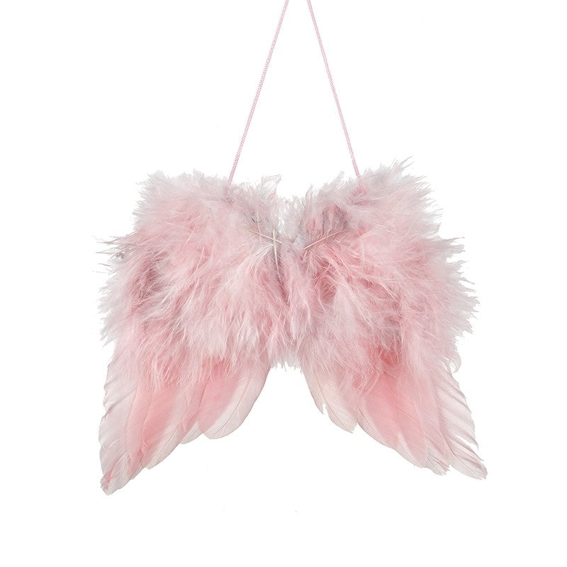 Pink Feather Hanging Wing