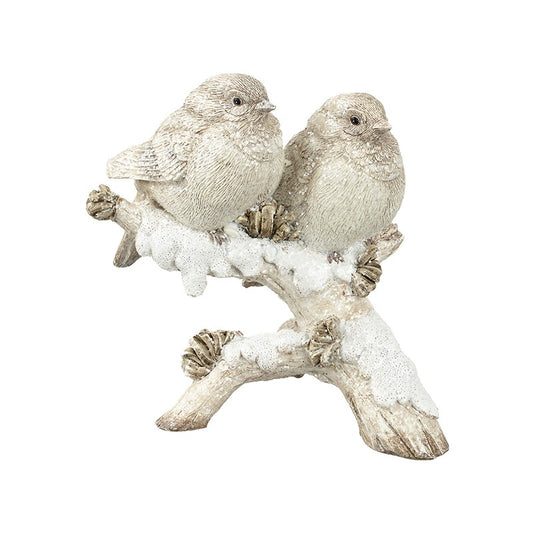 White Birds On Branch