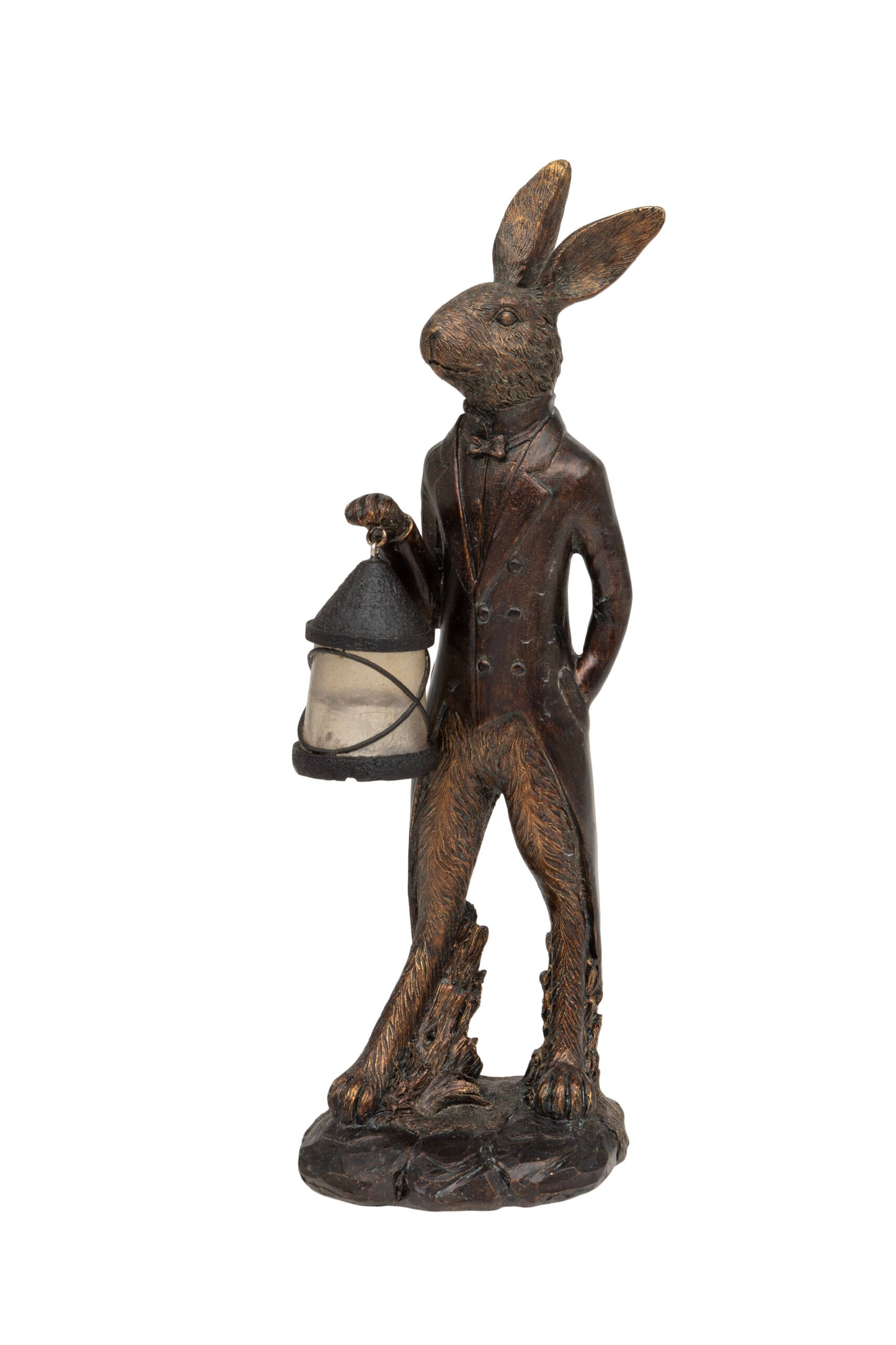 Debon Hare with LED Lantern