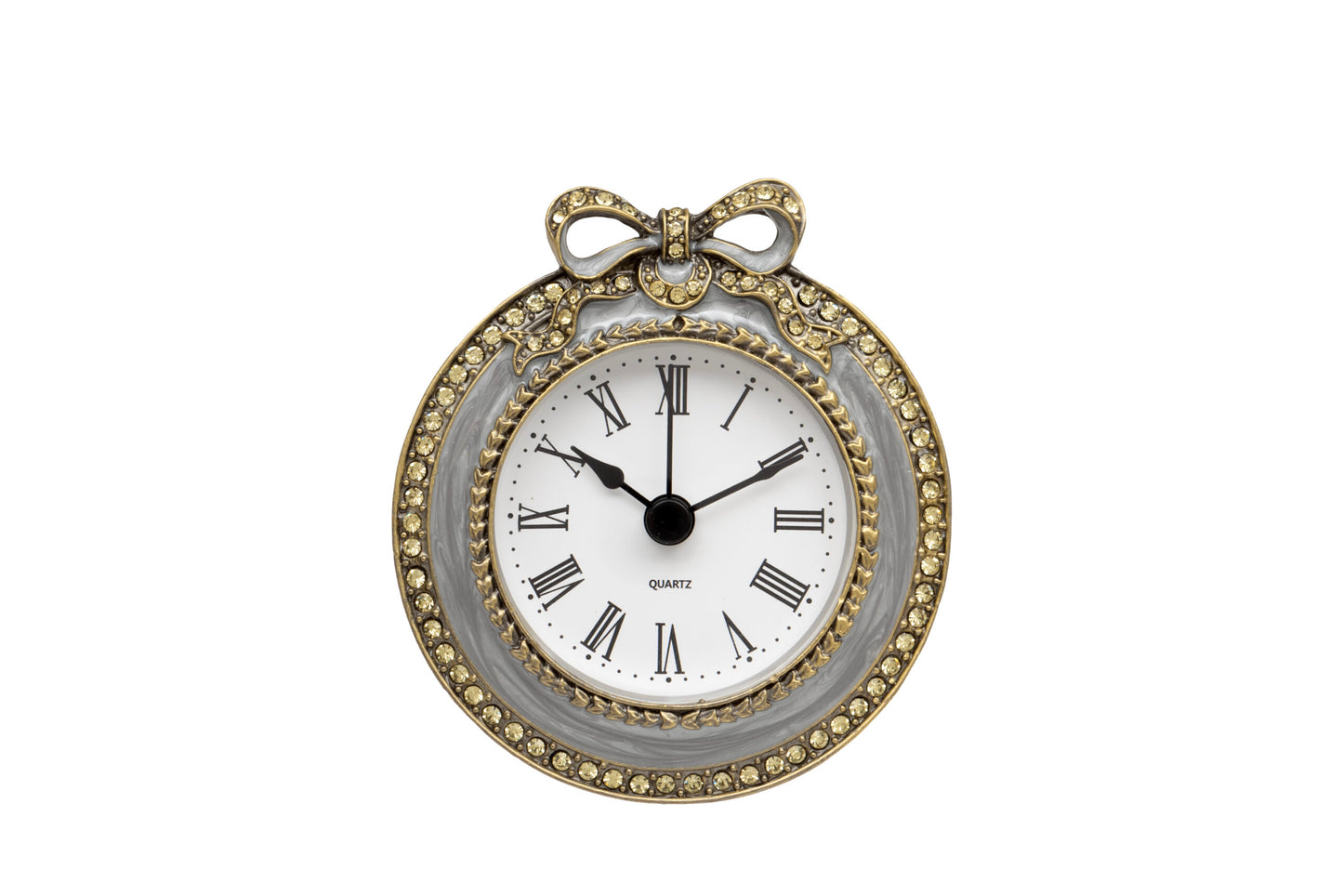 Lilac Bow Clock