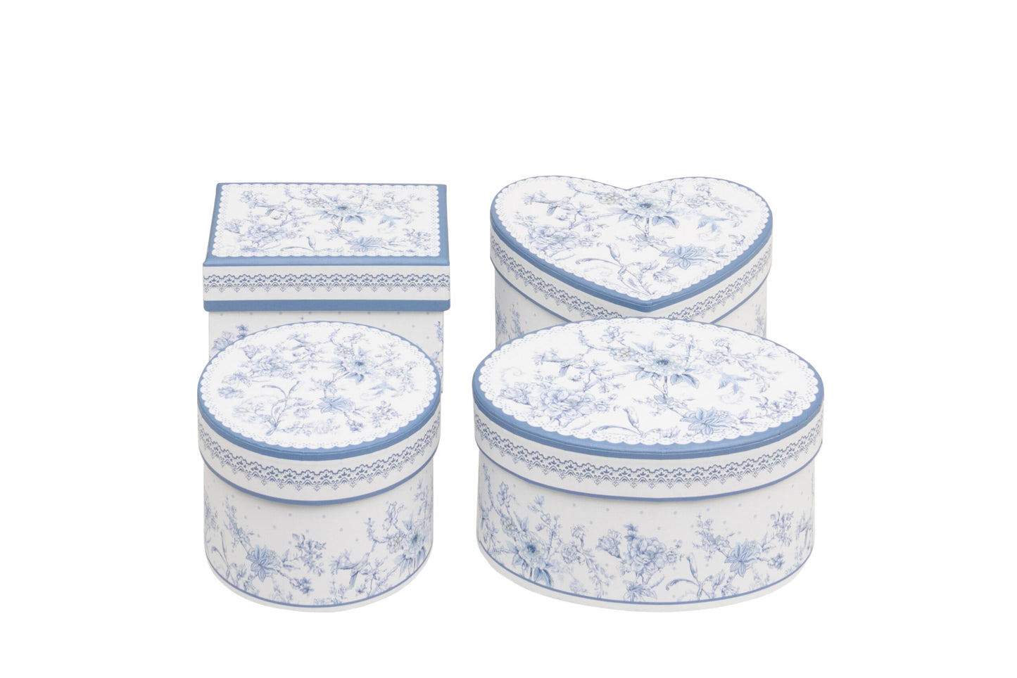 Set of 4 Carnation Boxes