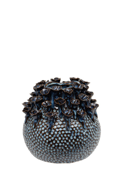 Deep Blue Reef Vase