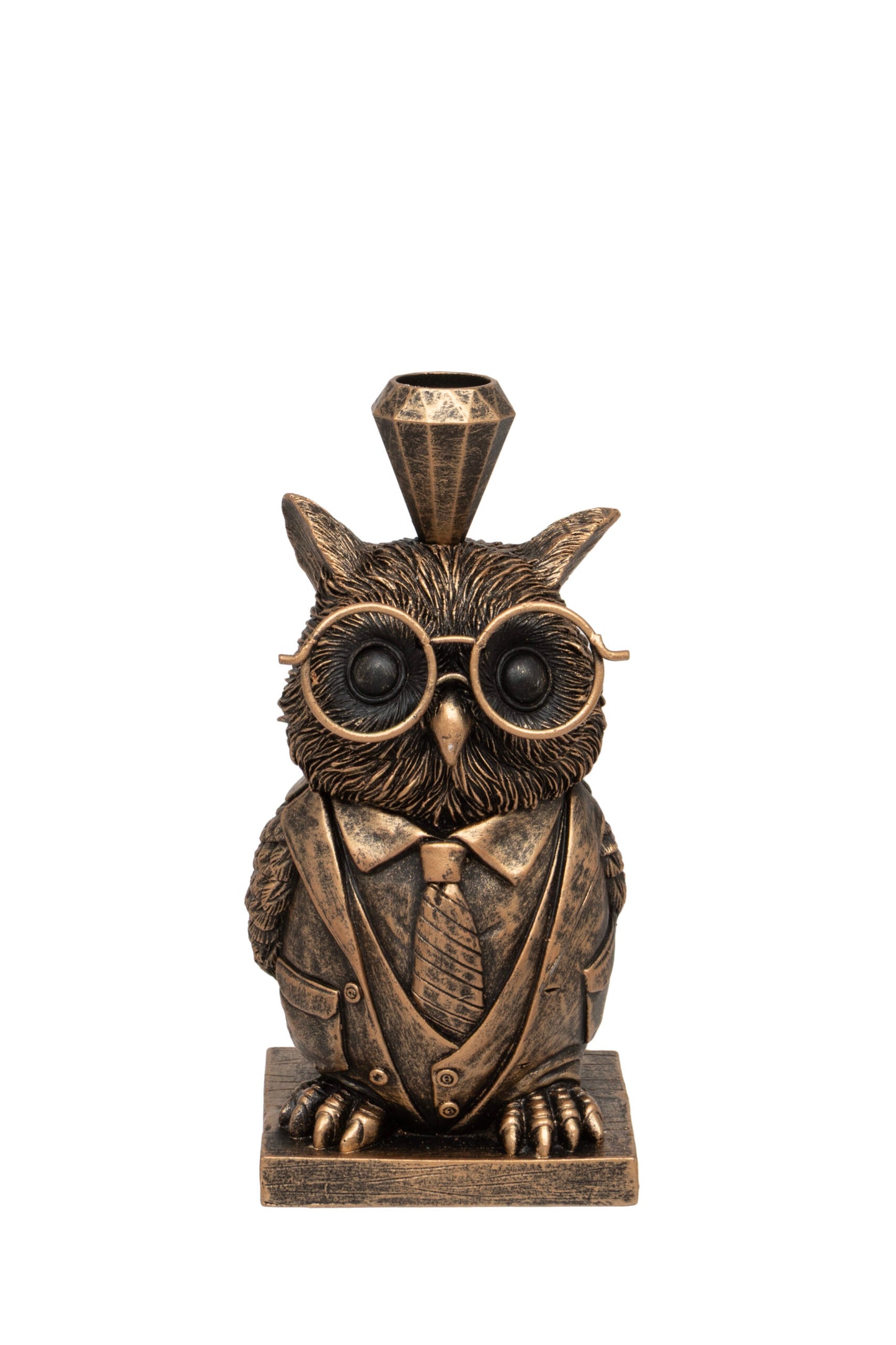 Prof. Owl Candleholder