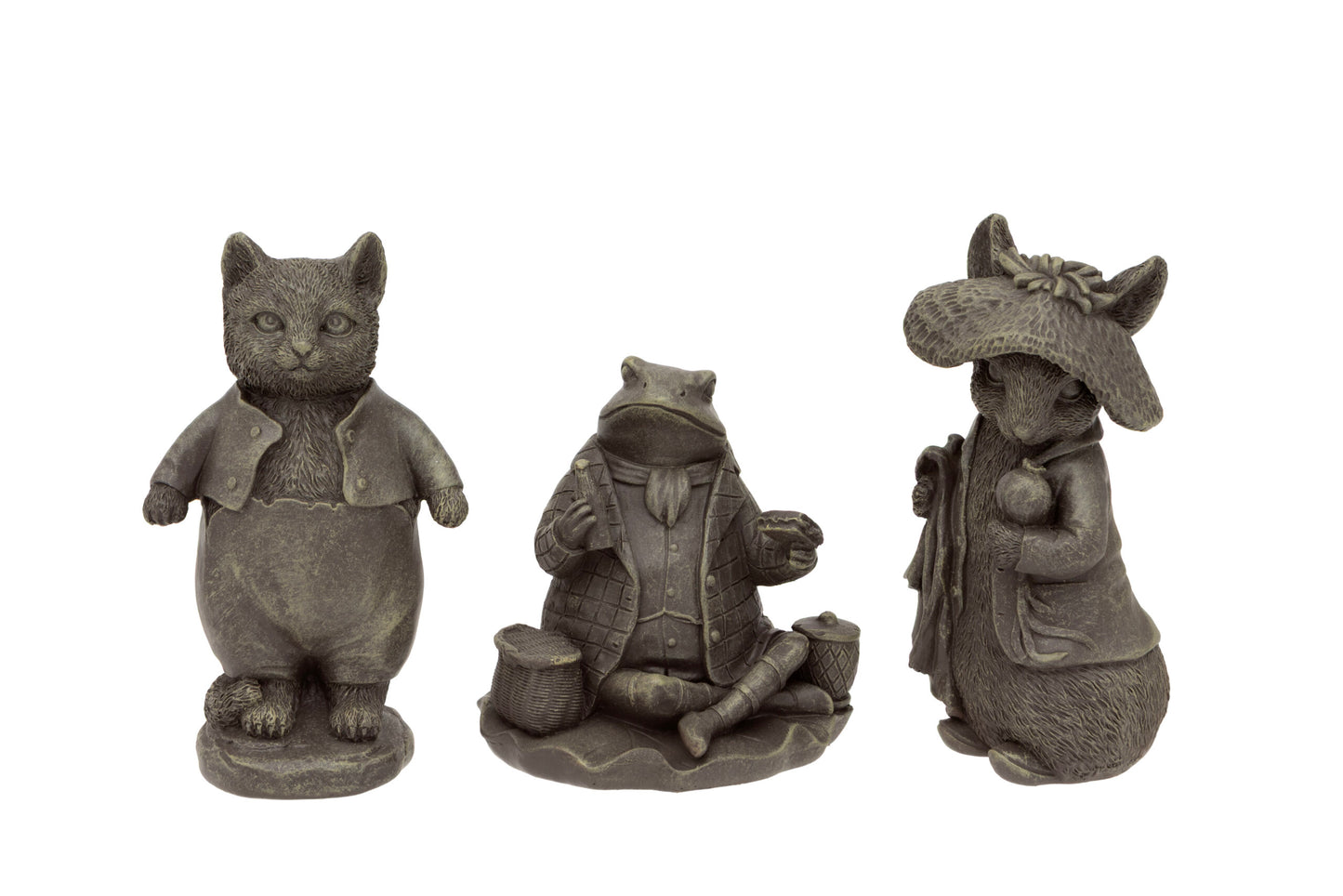 Set of 3 Animal Characters - Frog, Cat & Bunny