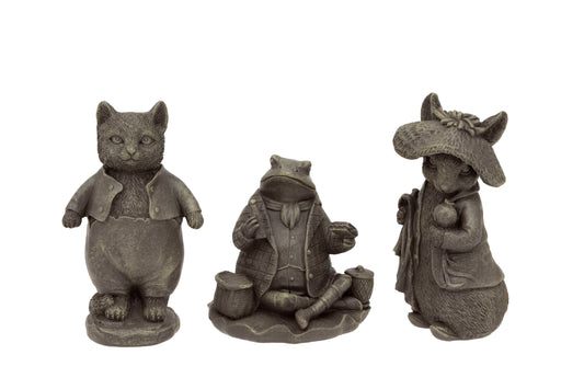 Set of 3 Animal Characters - Frog, Cat & Bunny