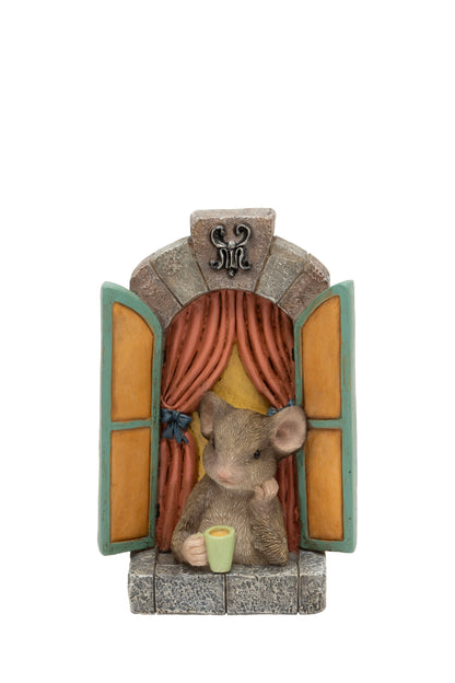 Mouse in Window Ornament