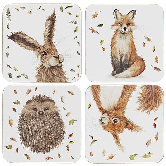 Wildlife Coasters Set of 4