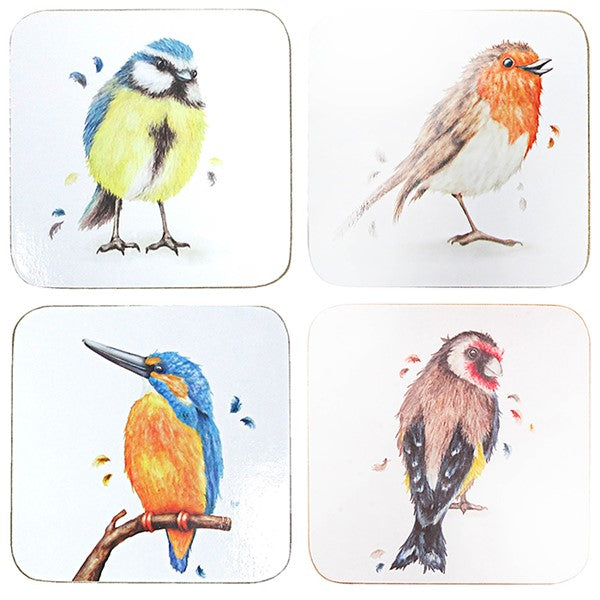 British Birds Coasters Set of 4
