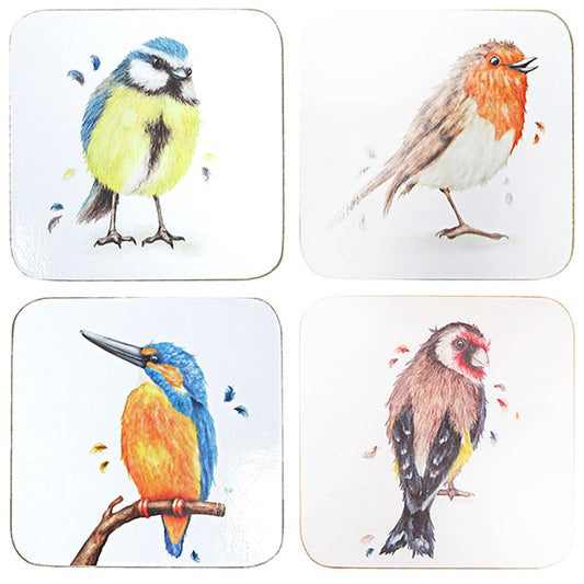 British Birds Coasters Set of 4