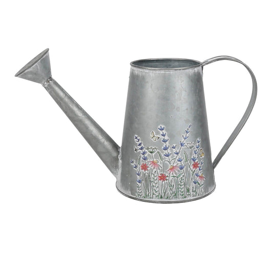 Floral Metal Watering Can