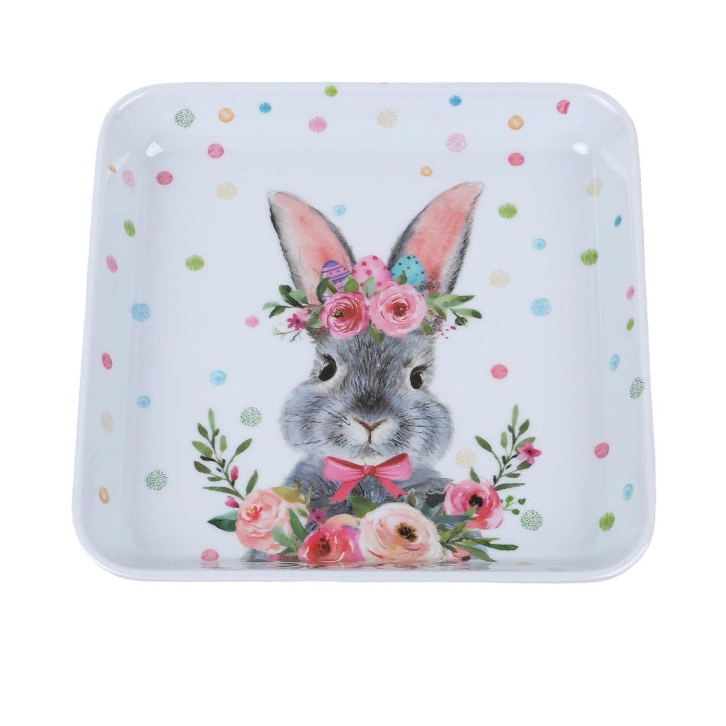 Rabbit Design 15cm Floral Tray