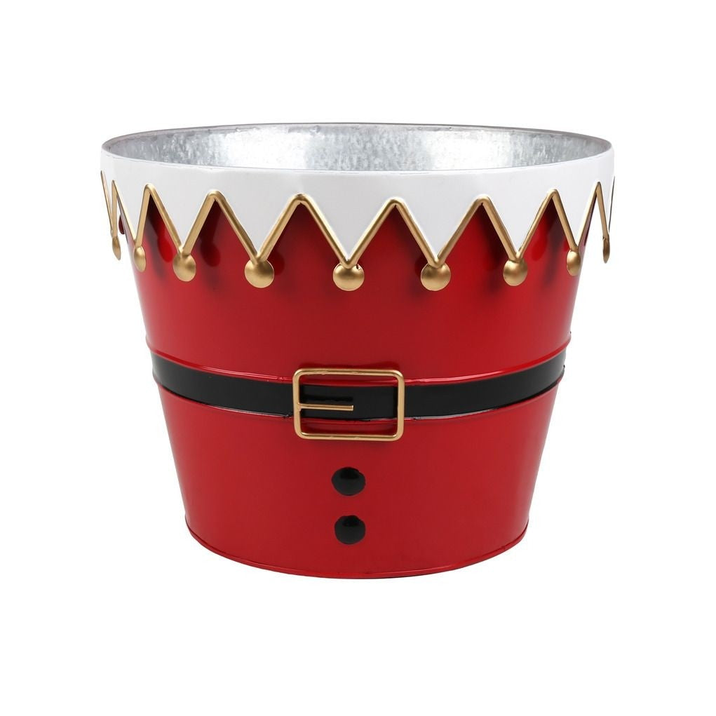 Red Santa Bucket