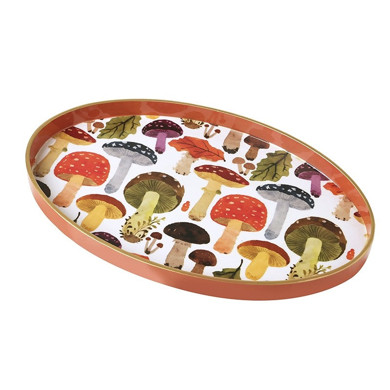 Oval Autumn Leaf Tray