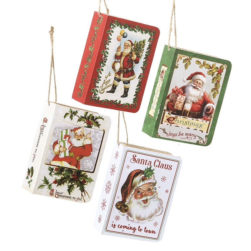 Santa Book Hanging Decoration