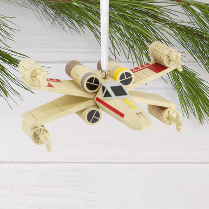Collectable Star Wars™ Hanging Ornament - X Wing Fighter Ship Design