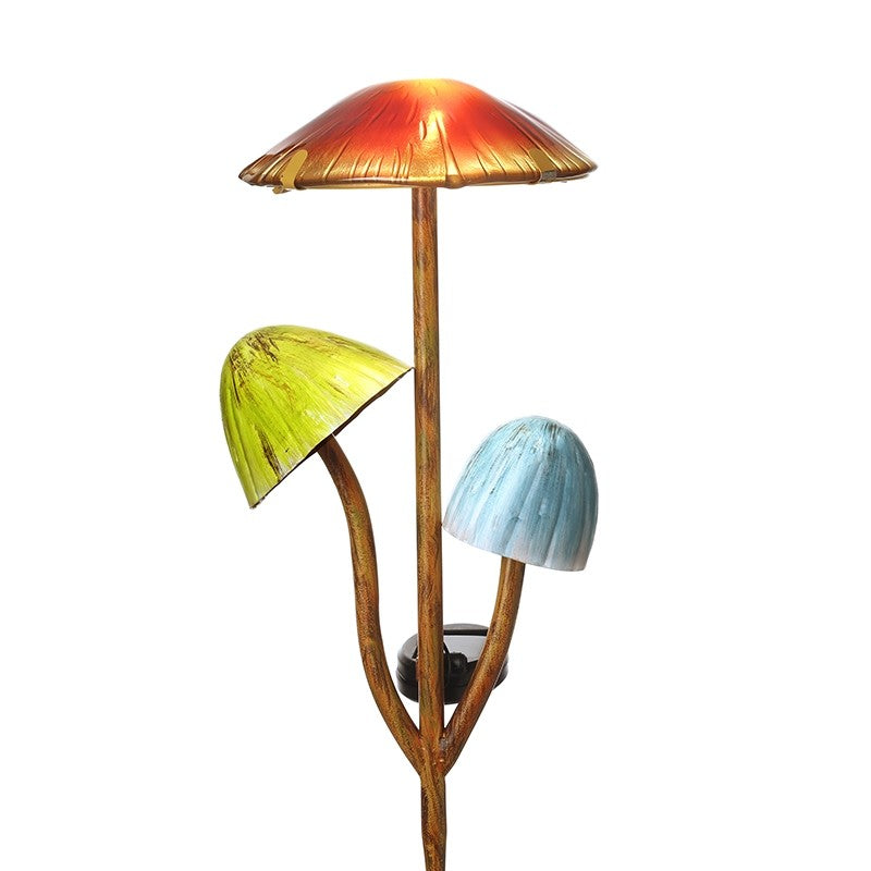 Solar Metal Mushroom Stake