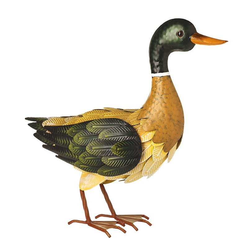 Metal Duck Garden Decor