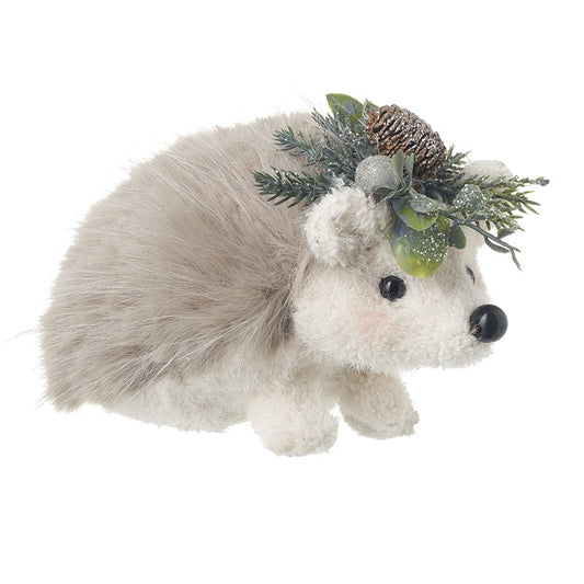 Small Fur Hedgehog With Foliage Hat