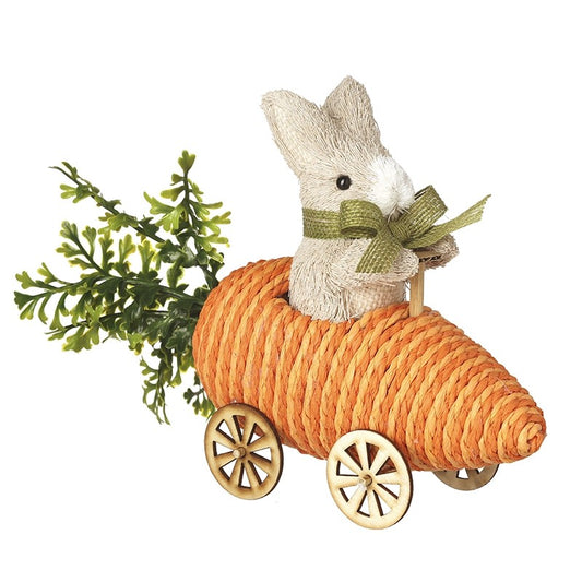 Rabbit In Carrot Car