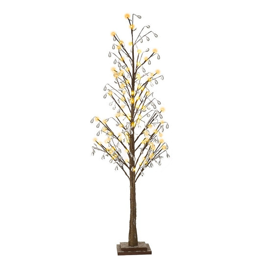 Large Light Up Crystal Drop Tree 96 Lights - Mains Powered