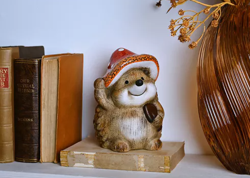 Country Living Hedgehog In A Toadstool Hat - Large