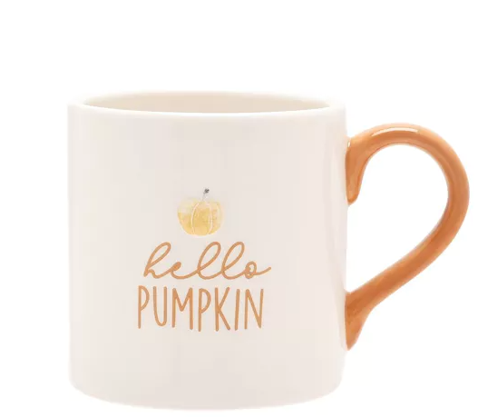 Country Living Mug 300ml - "Hello Pumpkin"