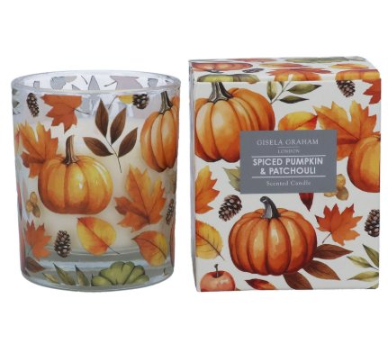 Gisela Graham Pumpkin Spice Scented Candle