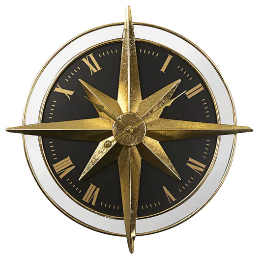 Wall Clock Sun Dial Design