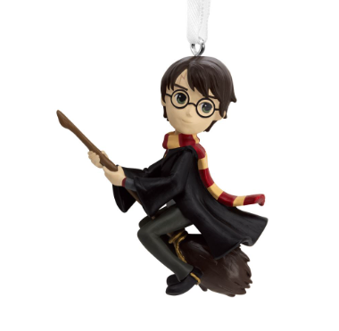 Collectable Harry Potter™ Hanging Ornament - Harry on Broom