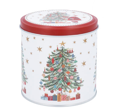 Nostalgia Santa & Tree Chocolate Tin