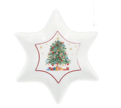 Nostalgia Tree New Bone China Star Dish