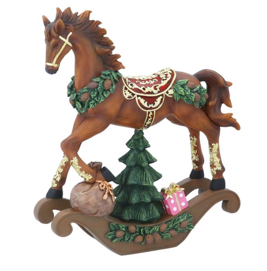 Rocking Horse Ornament 36cm - Resin