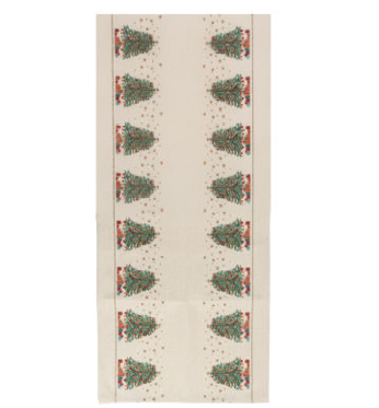 Nostalgia Tree Polylinen Table Runner