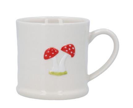 Toadstools Stoneware Mini Mug