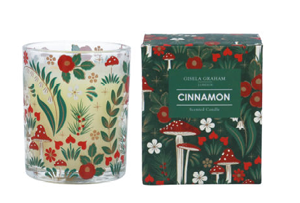 Toadstools Scented Boxed Candle - Cinnamon