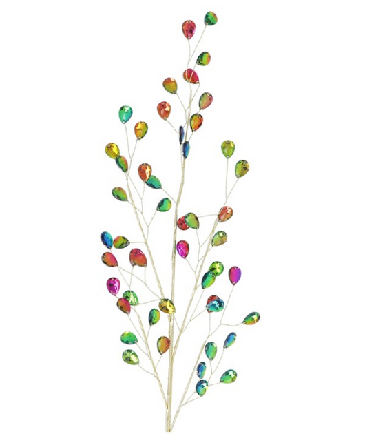 Jewel Tones Crystal Spray 69cm