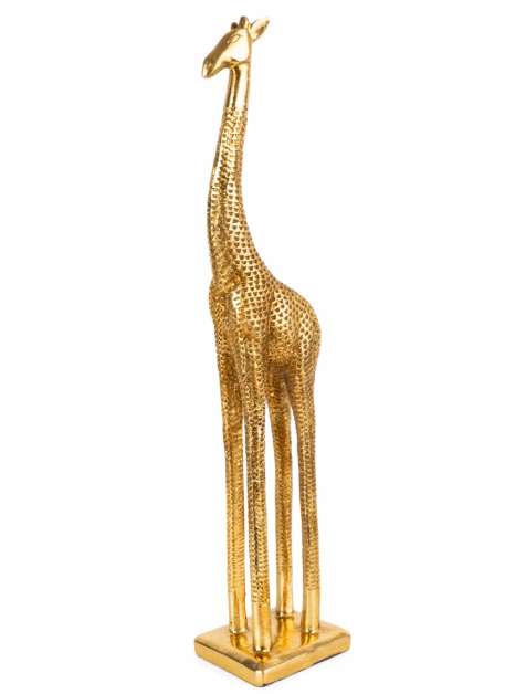 Standing Giraffe - Gold 44cm
