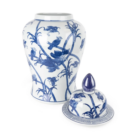 Extra Large Ginger Jar - Blue/White