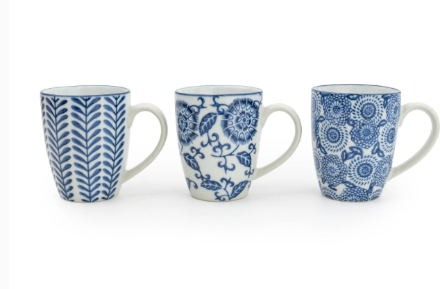 Sumatra Blue & White Assorted Mug