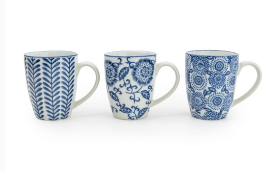 Sumatra Blue & White Assorted Mug