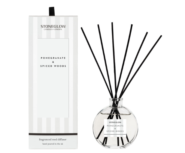 Stoneglow Modern Classics - Pomegranate & Spiced Woods - Scented Reed Diffuser 120ml