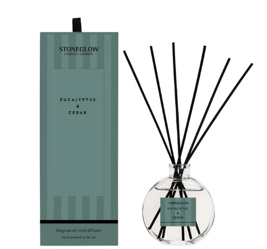Stoneglow Modern Classics - Eucalyptus & Cedar - Scented Reed Diffuser 120ml